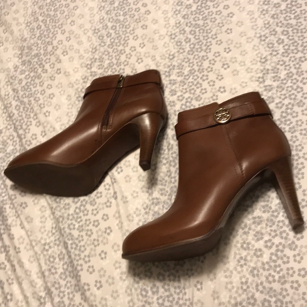 Tory Burch Caramel Booties!